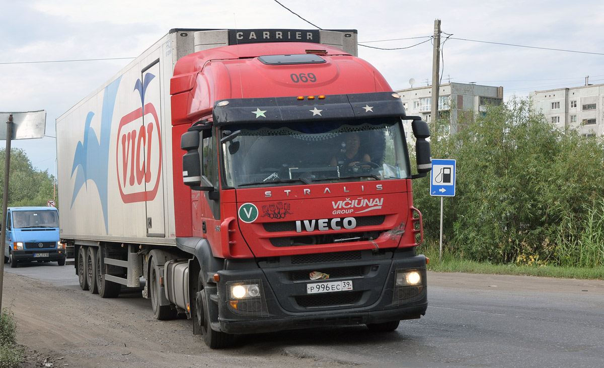 Калининградская область, № Р 996 ЕС 39 — IVECO Stralis ('2007) 450