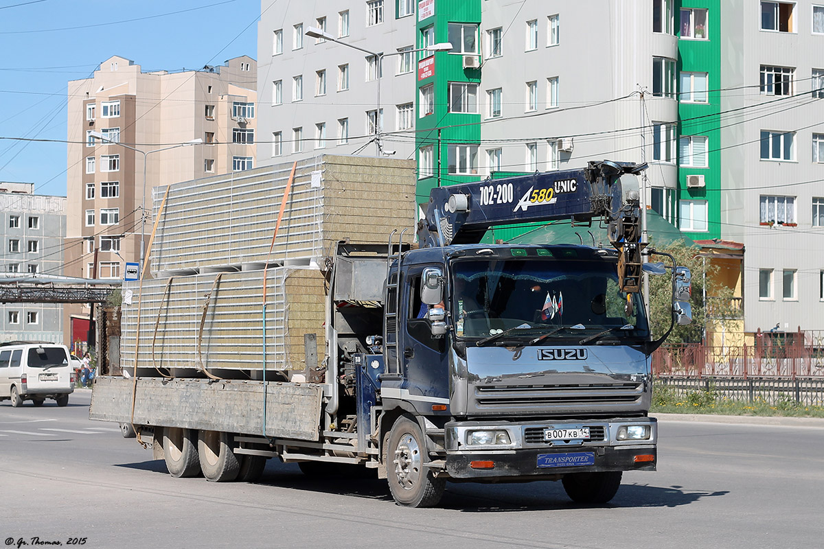 Саха (Якутия), № В 007 КВ 14 — Isuzu Giga (общая модель)