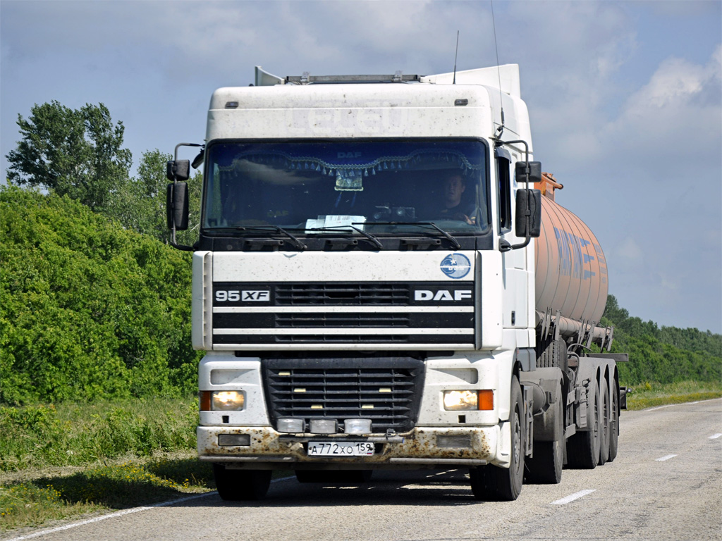 Пермский край, № А 772 ХО 159 — DAF 95XF FT