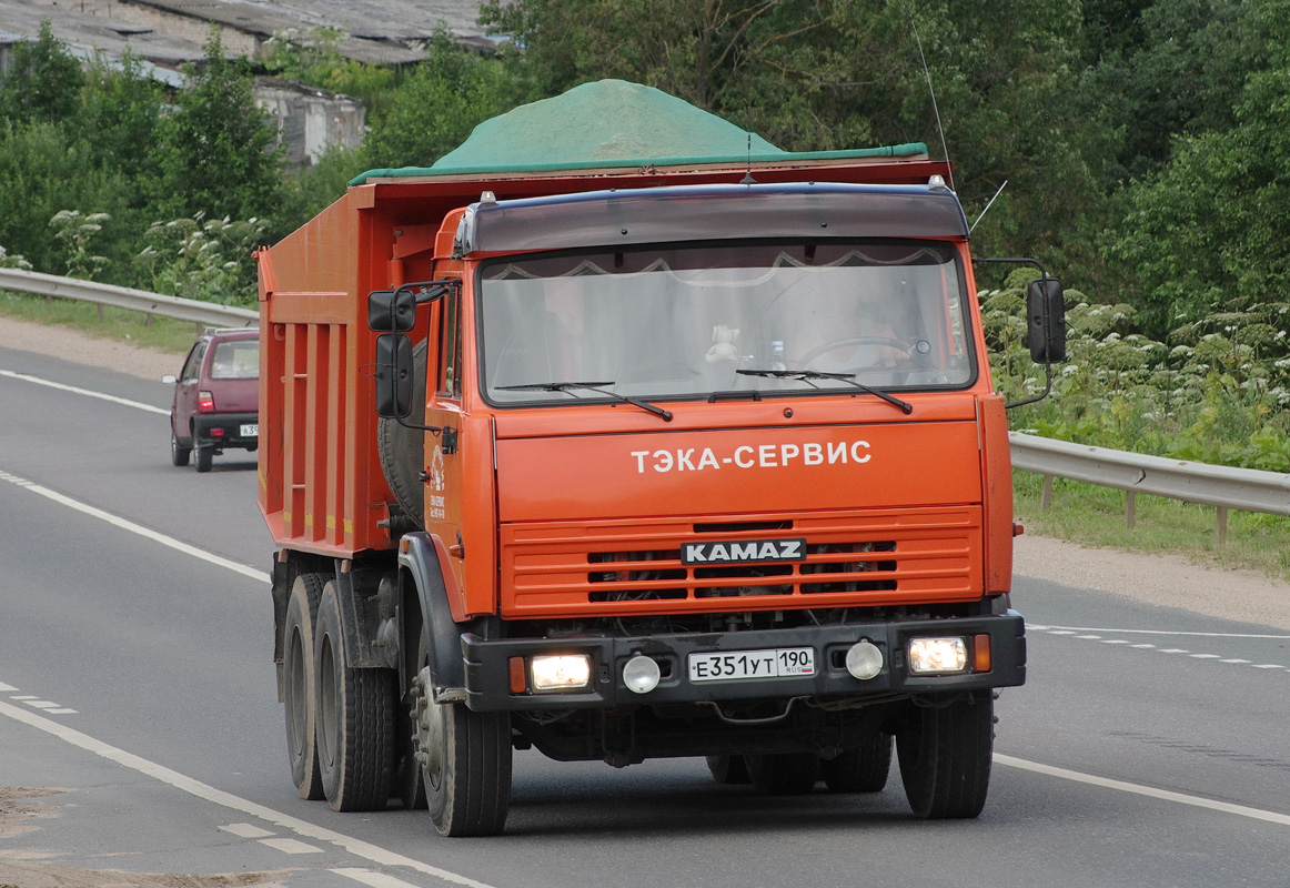 Московская область, № Е 351 УТ 190 — КамАЗ-65115 (общая модель)