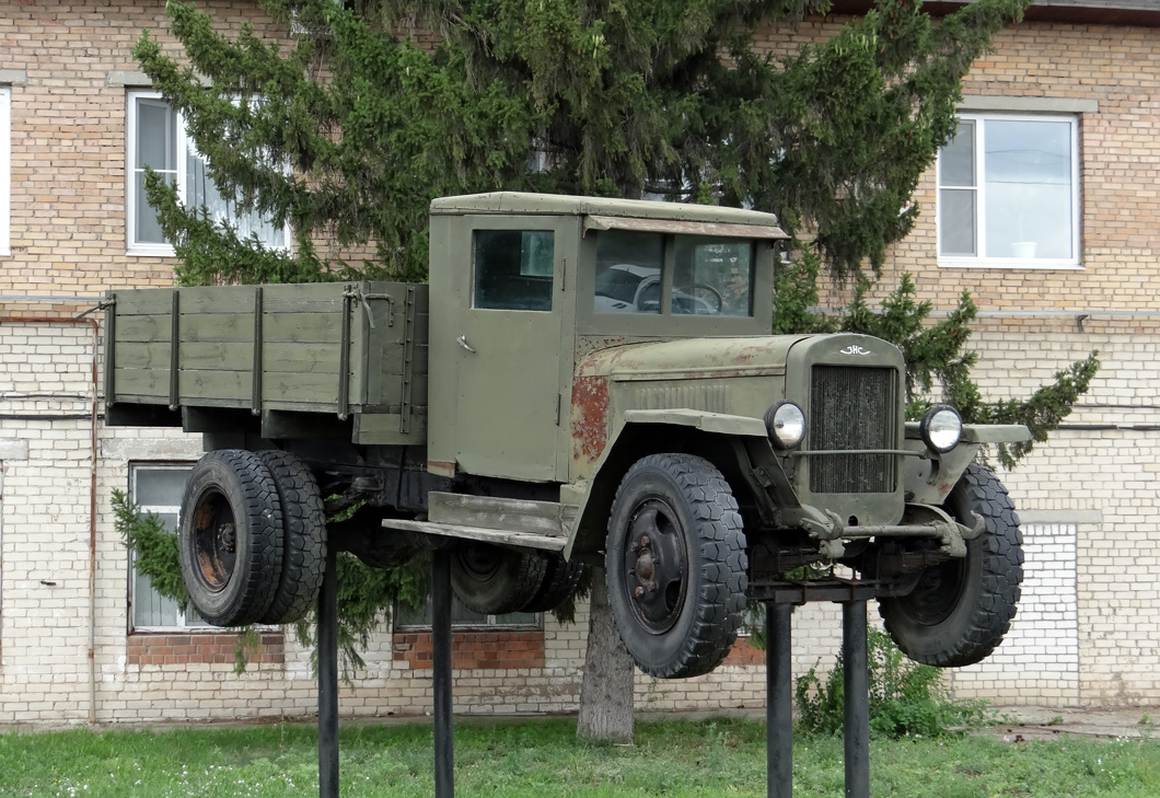 Самарская область, № (63) Б/Н 0092 — ЗИС-5В; Самарская область — Автомобили на постаментах; Техника на постаментах, памятники (Самарская область)