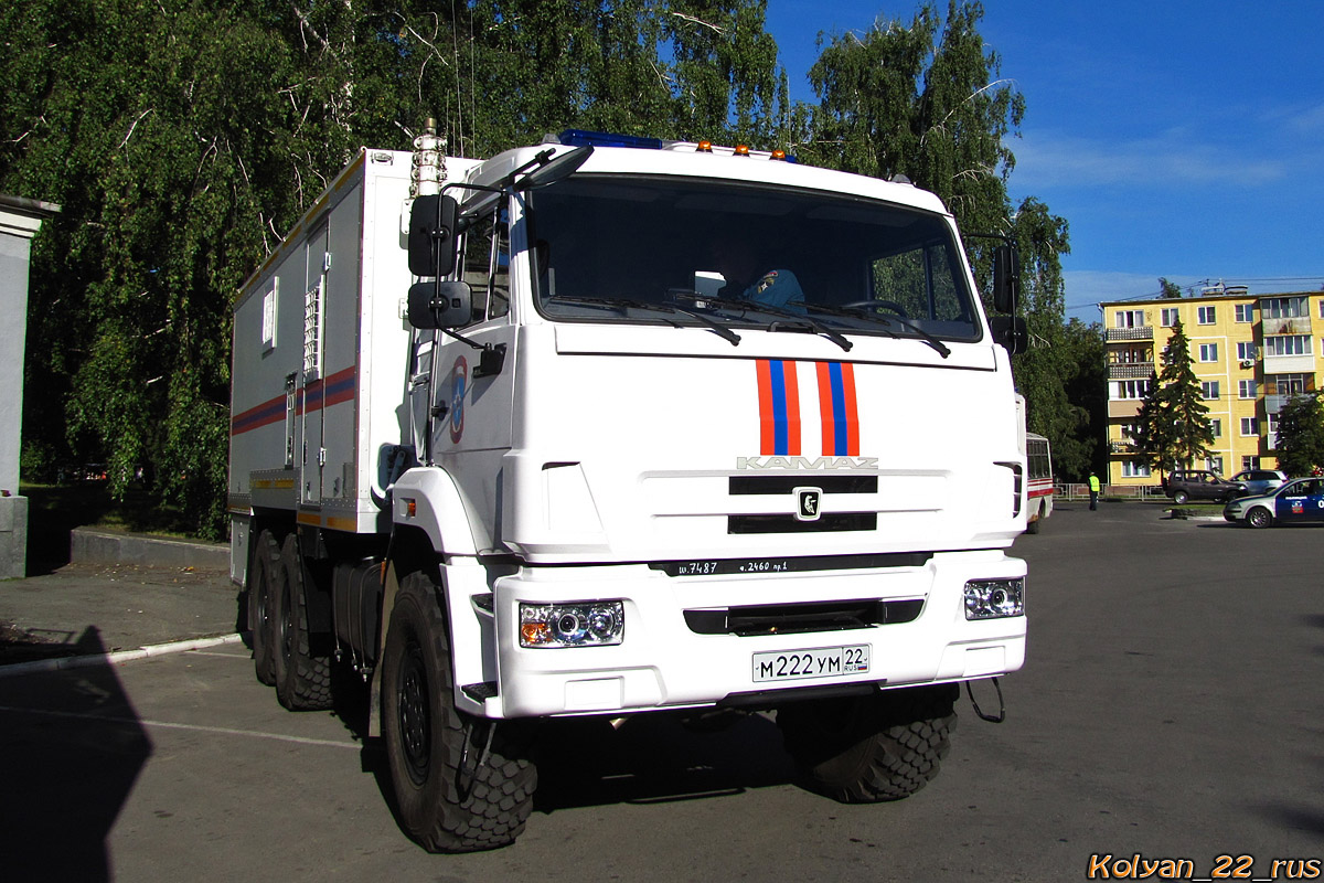 Алтайский край, № М 222 УМ 22 — КамАЗ-43118-46