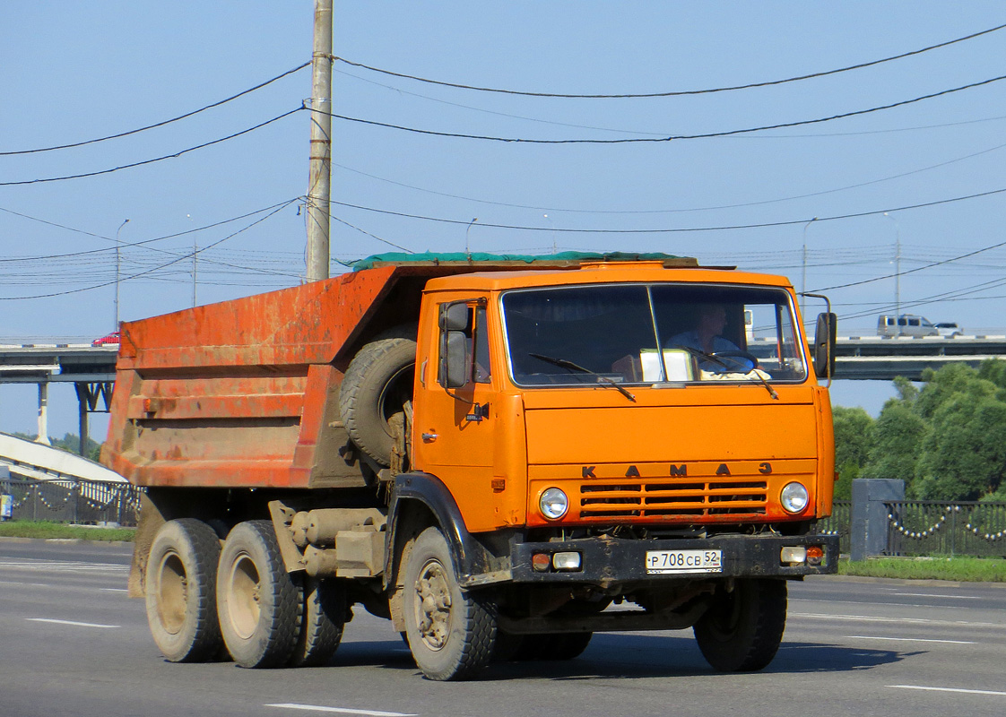 Нижегородская область, № Р 708 СВ 52 — КамАЗ-5511