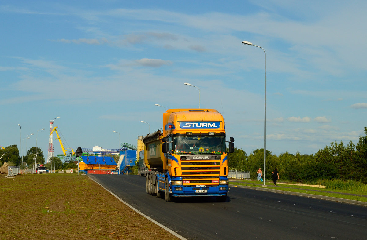 Латвия, № JA-8421 — Scania ('1996) R124L