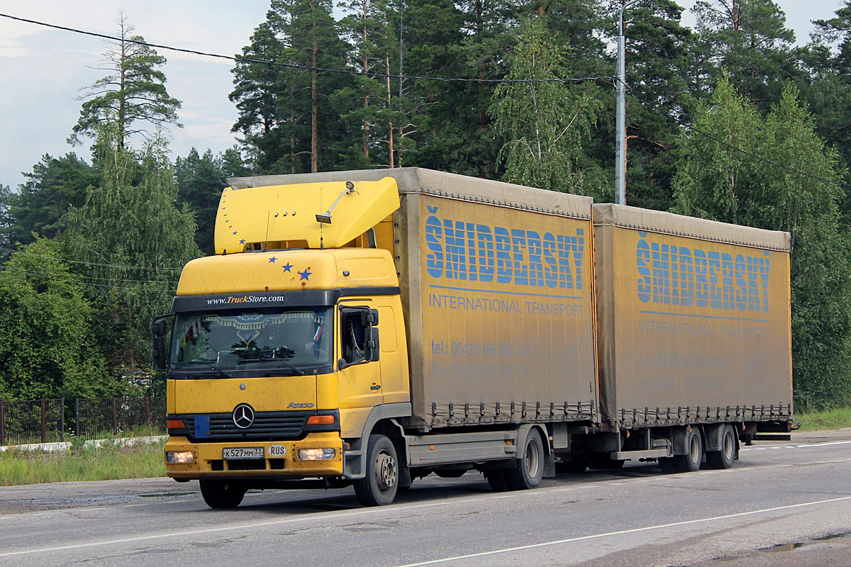 Владимирская область, № К 527 ММ 33 — Mercedes-Benz Atego (общ.м)