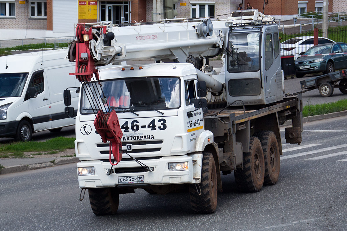 Удмуртия, № В 655 СР 18 — КамАЗ-43118 (общая модель)