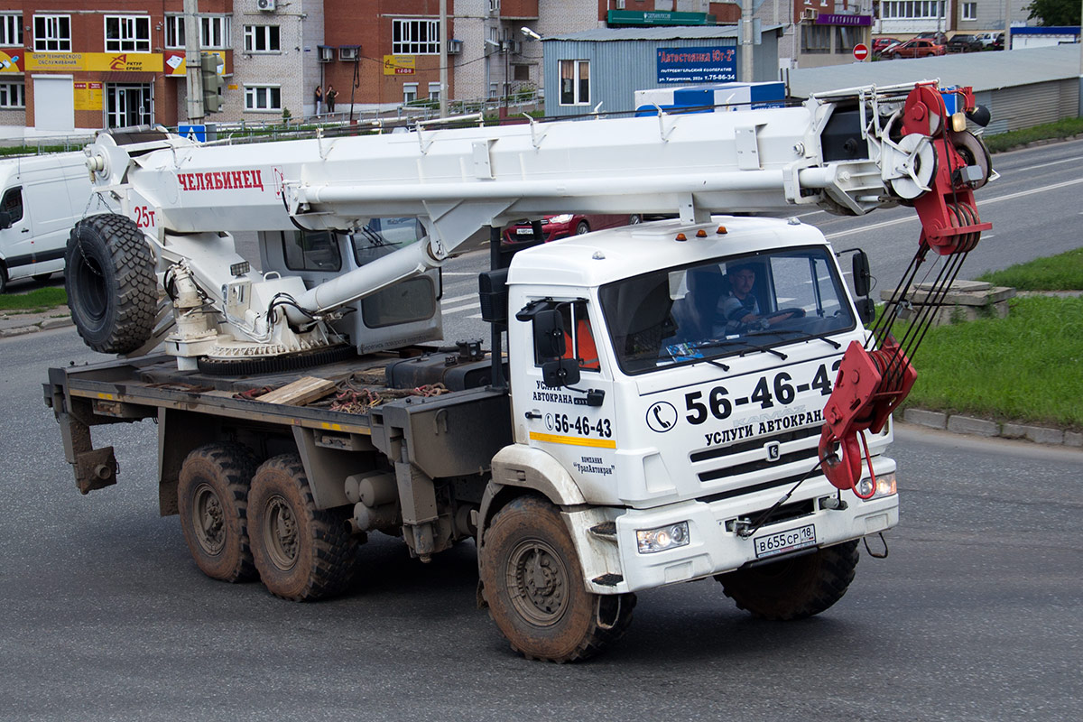 Удмуртия, № В 655 СР 18 — КамАЗ-43118 (общая модель)