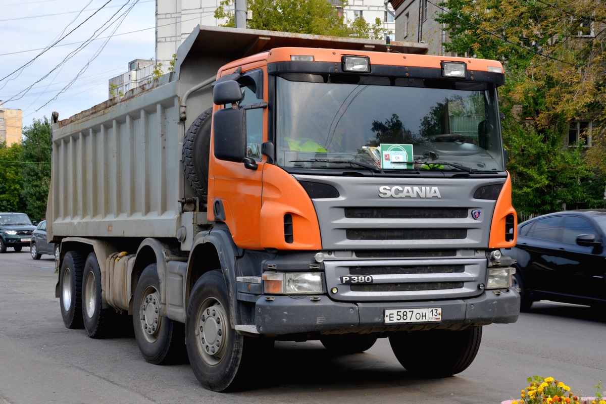 Мордовия, № Е 587 ОН 13 — Scania ('2004) P380