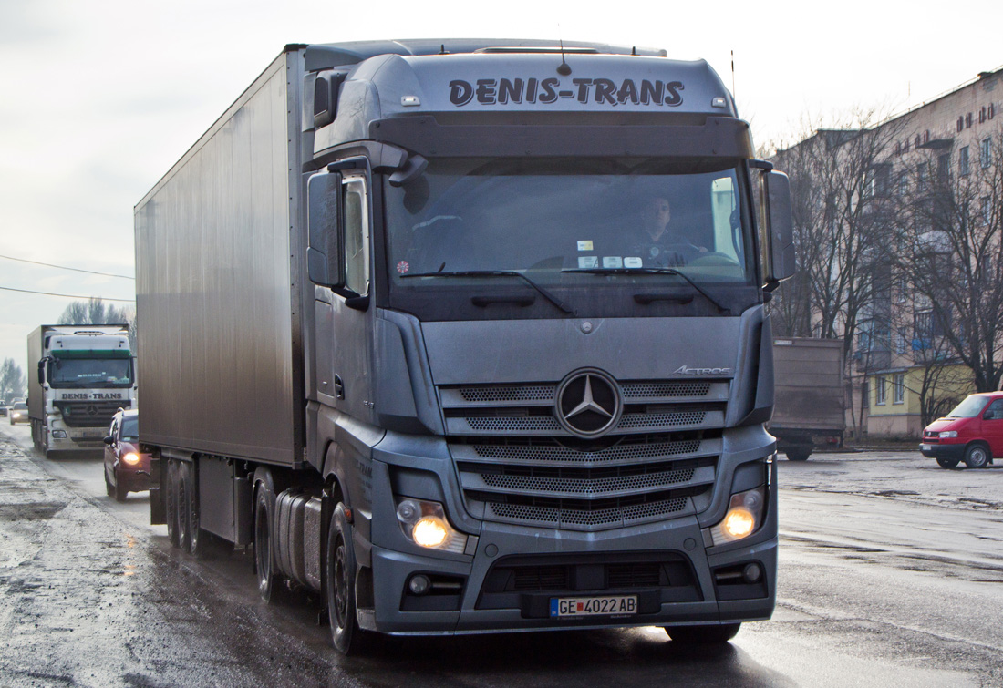 Северная Македония, № GE 4022 AB — Mercedes-Benz Actros ('2011) 1845