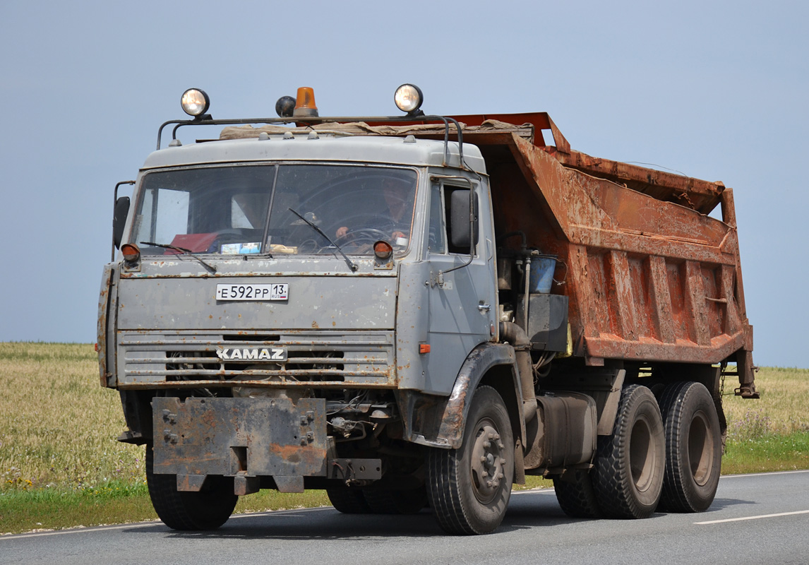 Мордовия, № Е 592 РР 13 — КамАЗ-55111-02 [55111C]