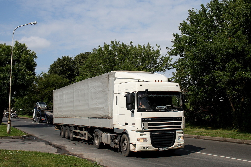 Псковская область, № А 189 ЕС 60 — DAF XF105 FT