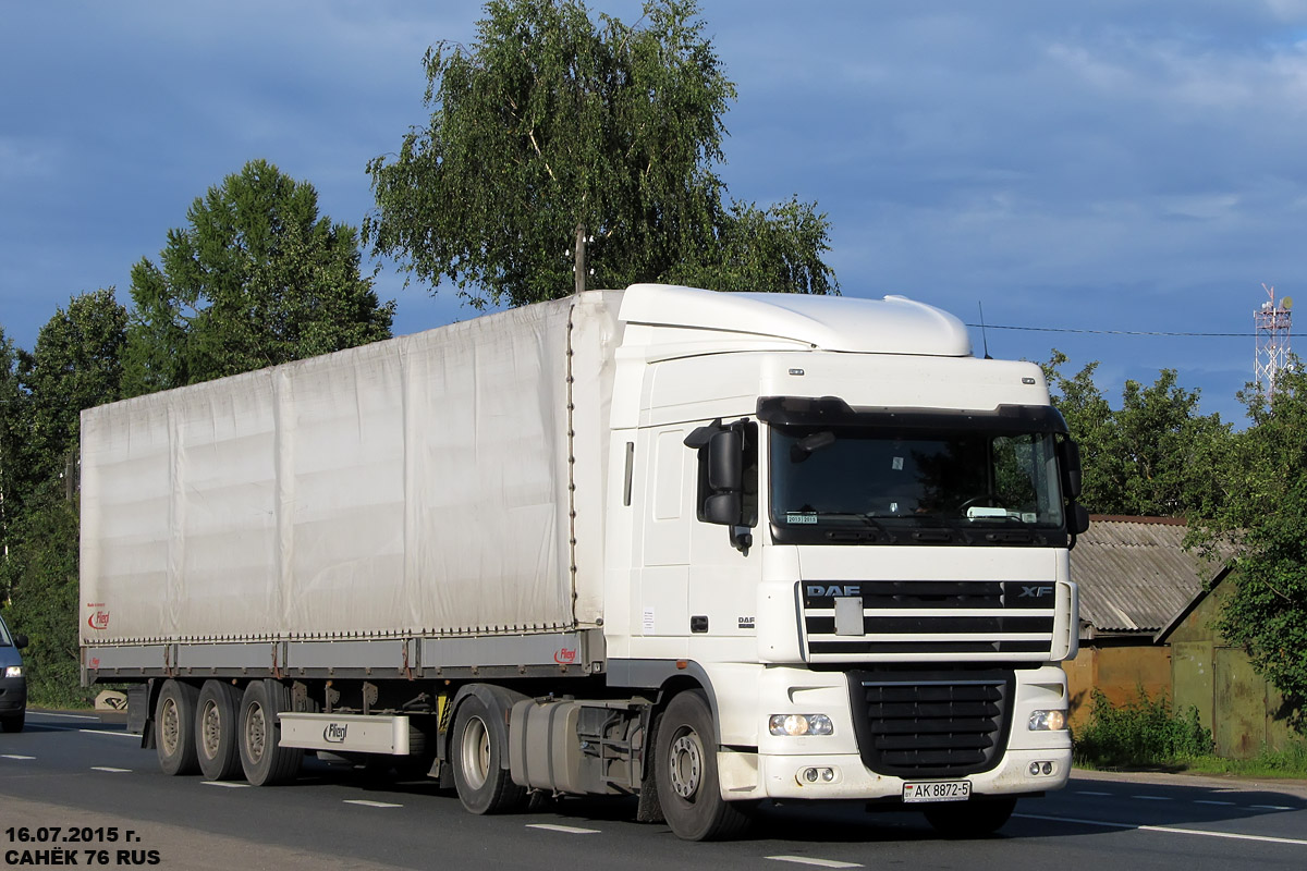 Минская область, № АК 8872-5 — DAF XF105 FT