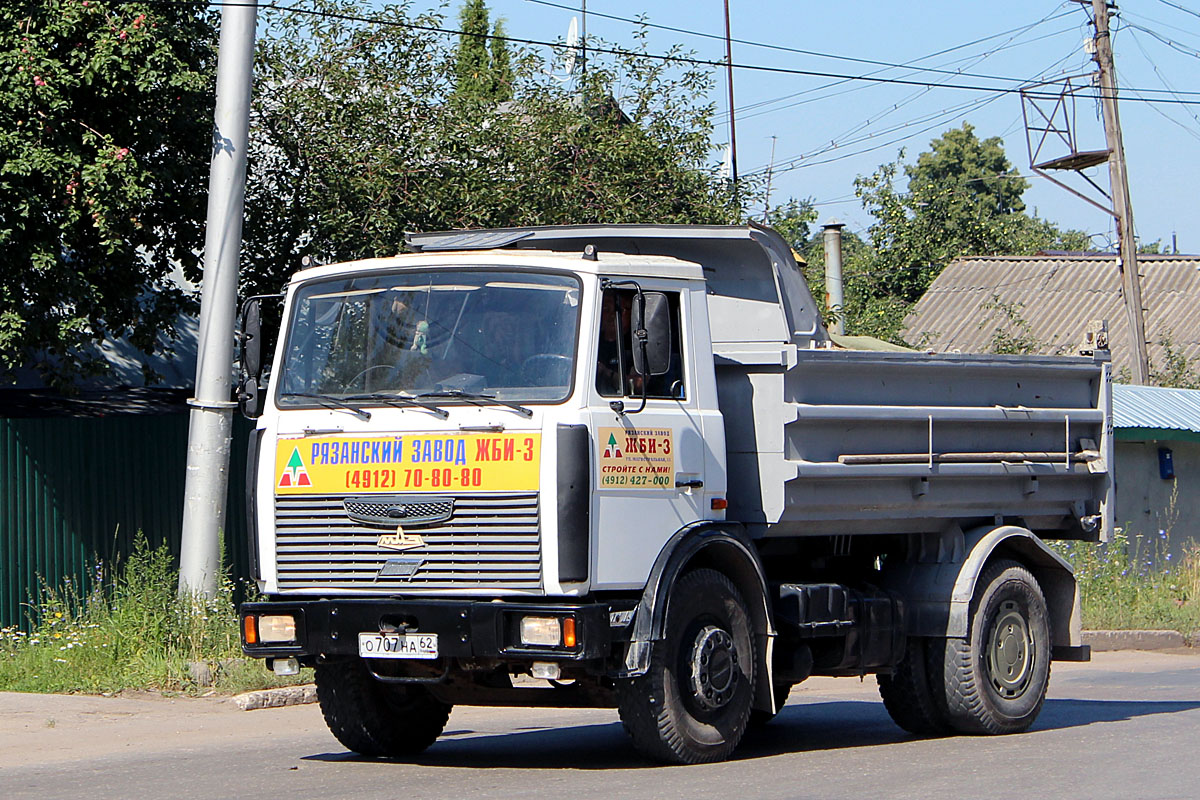 Рязанская область, № О 707 НА 62 — МАЗ-5551A2