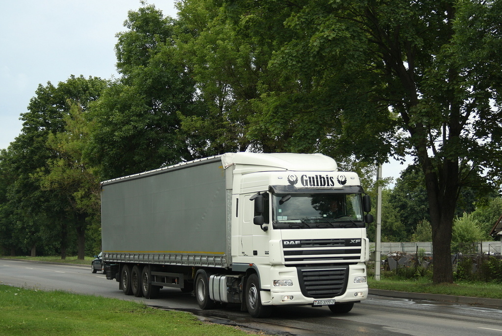 Минск, № АО 3777-7 — DAF XF105 FT