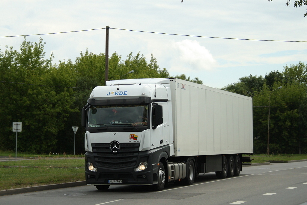 Литва, № HJP 695 — Mercedes-Benz Actros ('2011) 1845