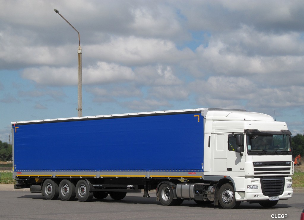 Минск, № АО 4876-7 — DAF XF105 FT