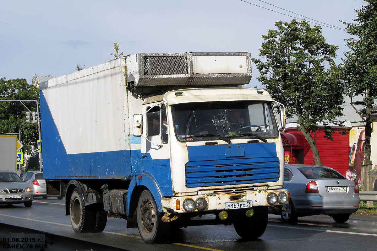 Вологодская область, № Е 167 РС 35 — Mercedes-Benz NG (общ. мод.)