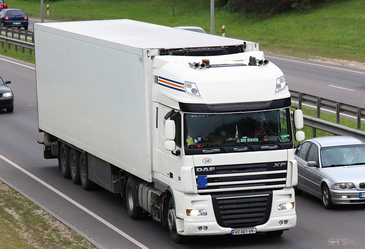 Грузия, № KR-001-VN — DAF XF105 FT