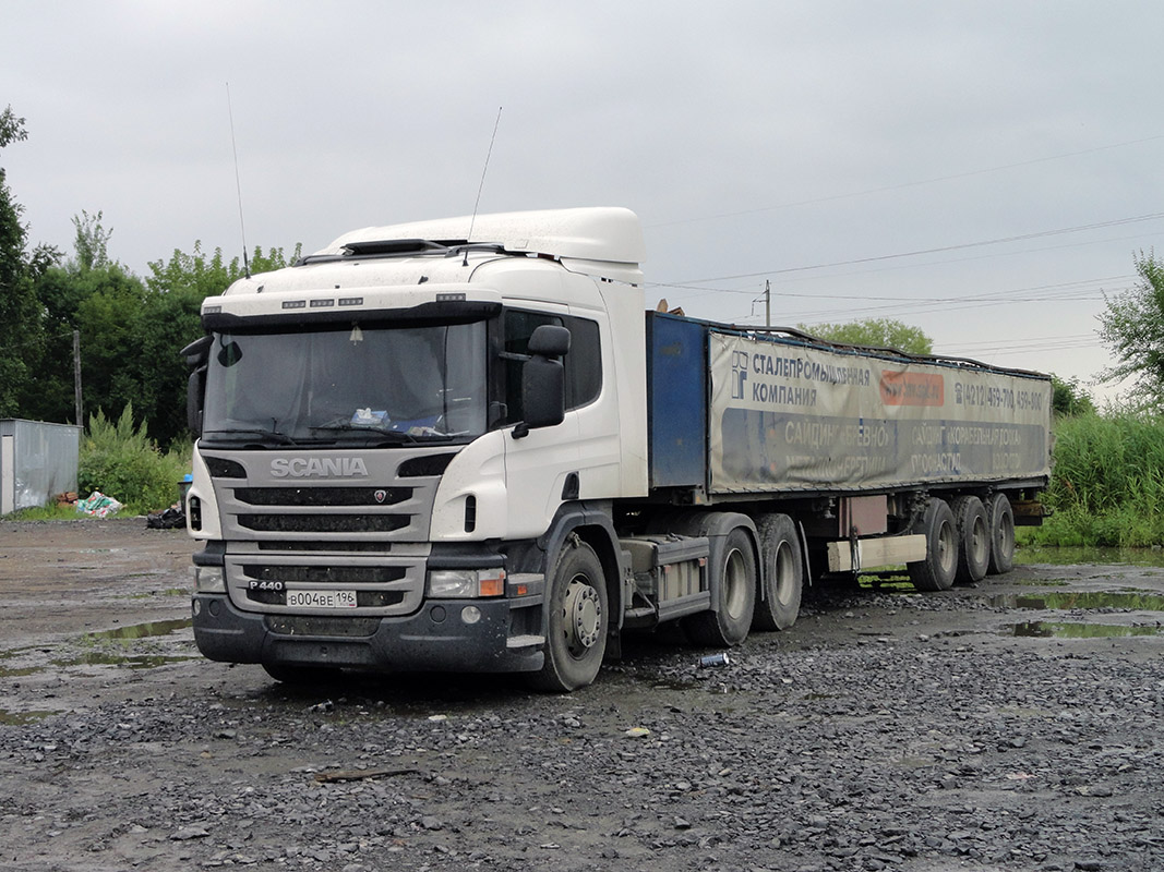 Свердловская область, № В 004 ВЕ 196 — Scania ('2011) P440