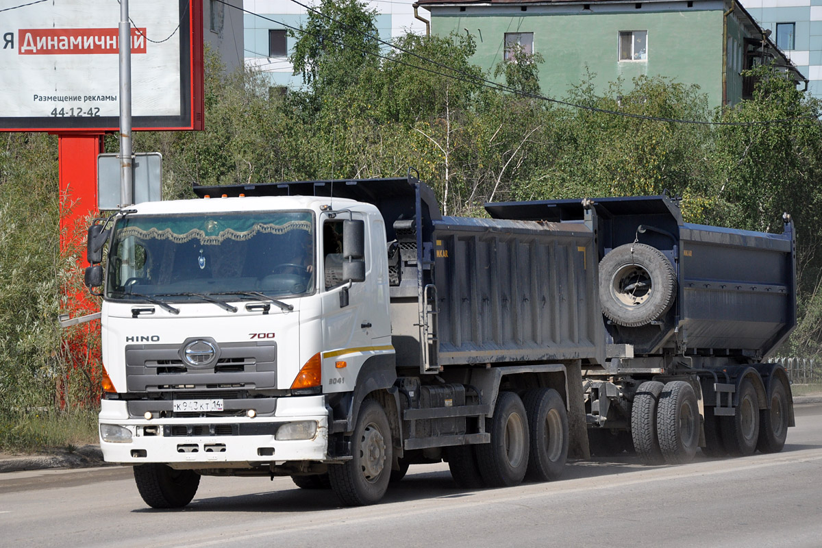 Саха (Якутия), № К 943 КТ 14 — Hino 700