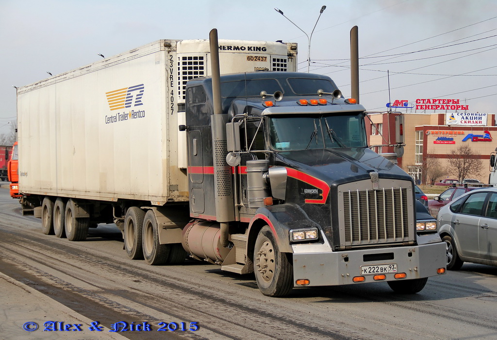 Краснодарский край, № К 222 ВК 93 — Kenworth T800