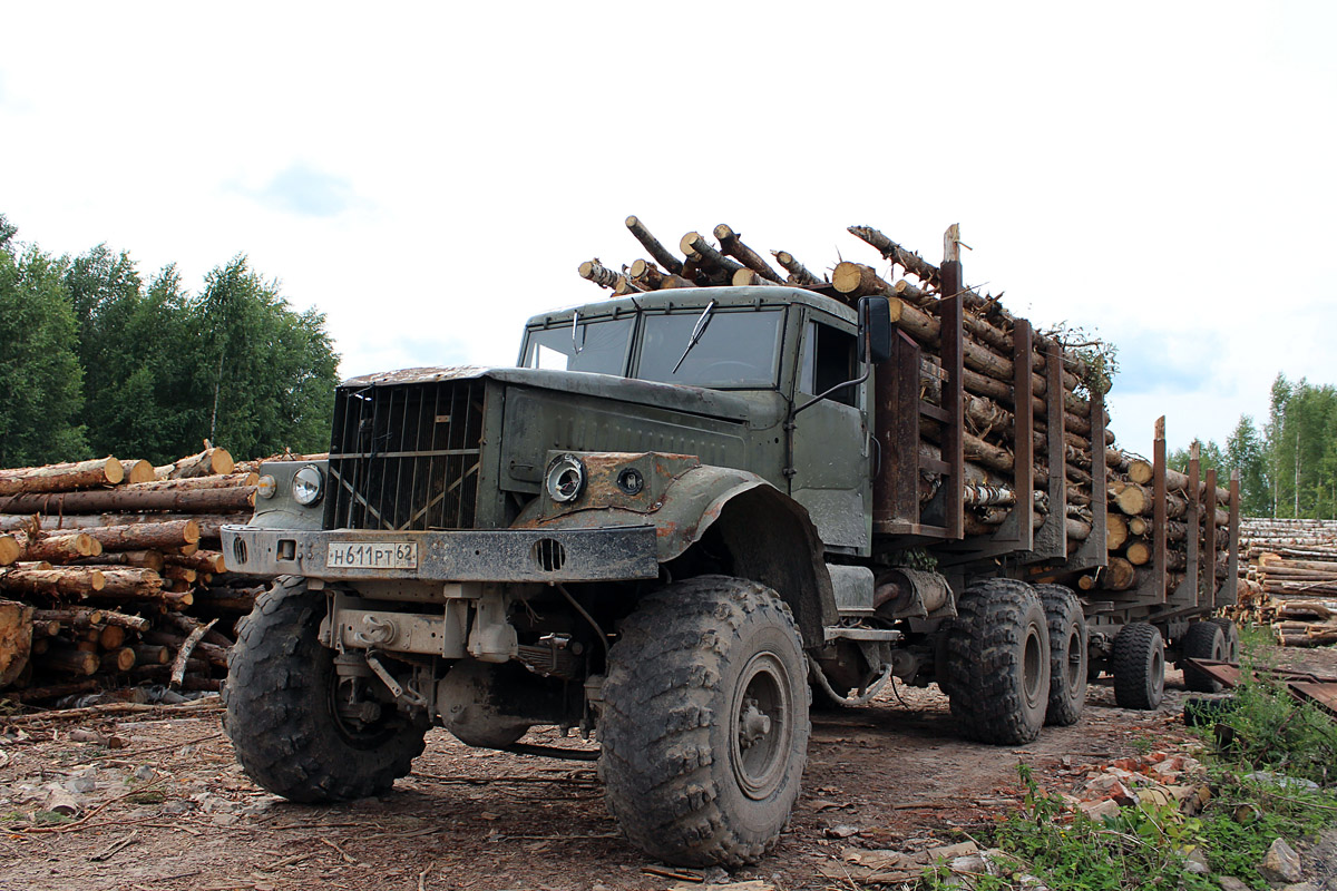 Рязанская область, № Н 611 РТ 62 — КрАЗ-255 (общая модель)