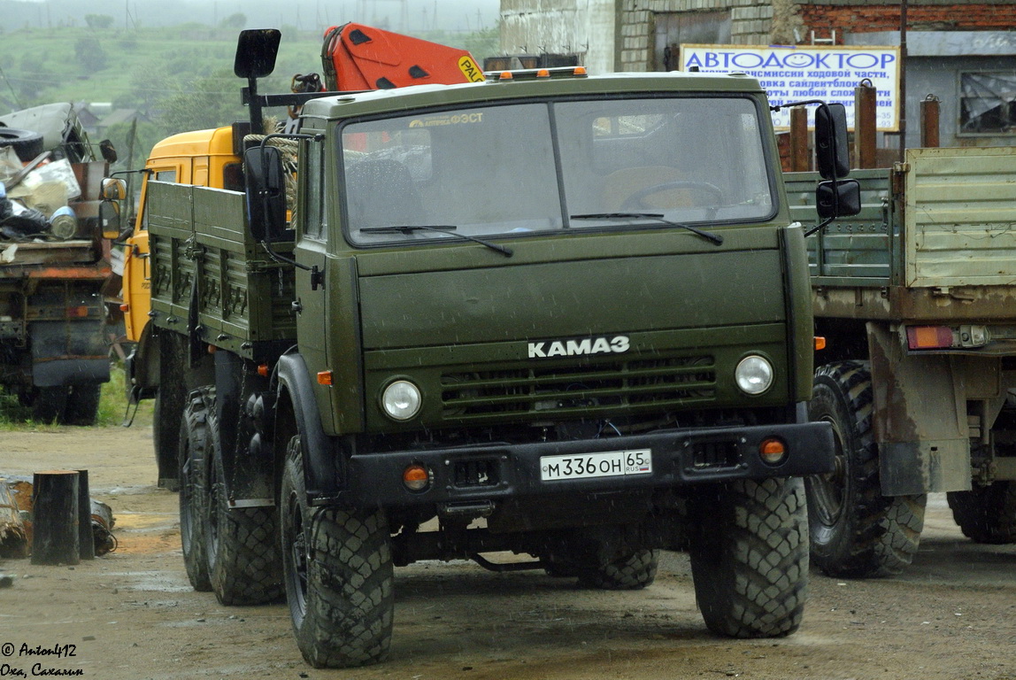 Сахалинская область, № М 336 ОН 65 — КамАЗ-43101