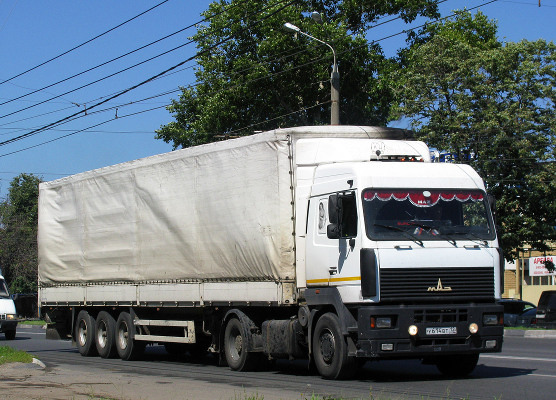 Марий Эл, № У 614 ВТ 12 — МАЗ-5440A5