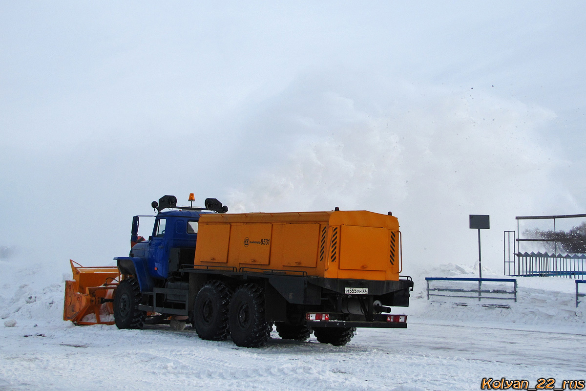 Алтайский край, № М 555 УН 22 — Урал-4320-41