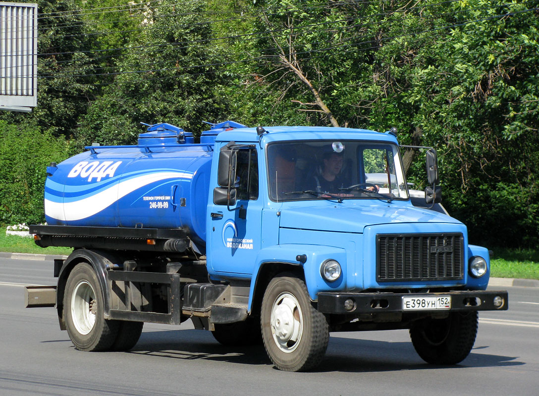 Нижегородская область, № Е 398 УН 152 — ГАЗ-3309