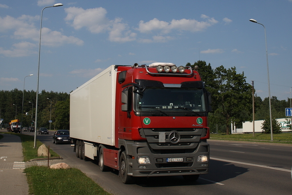 Литва, № GEL 444 — Mercedes-Benz Actros ('2009) 1844