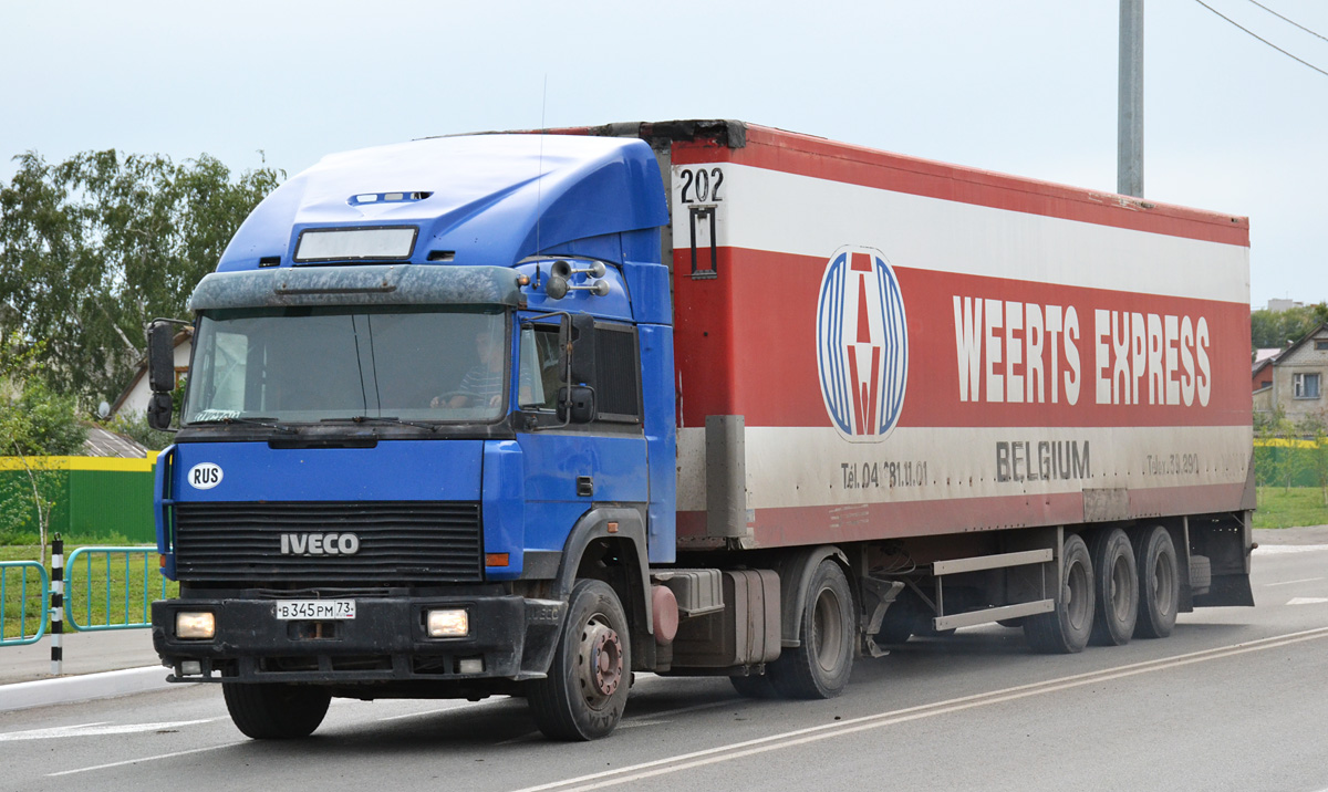 Ульяновская область, № В 345 РМ 73 — IVECO TurboStar