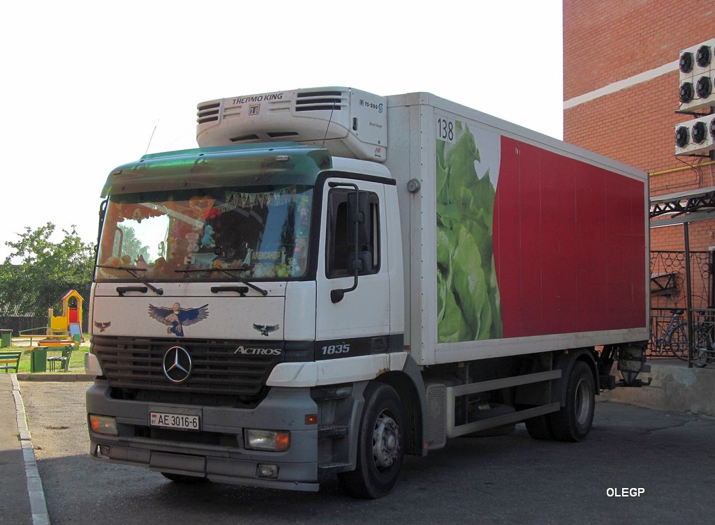 Могилёвская область, № АЕ 3016-6 — Mercedes-Benz Actros ('1997) 1835