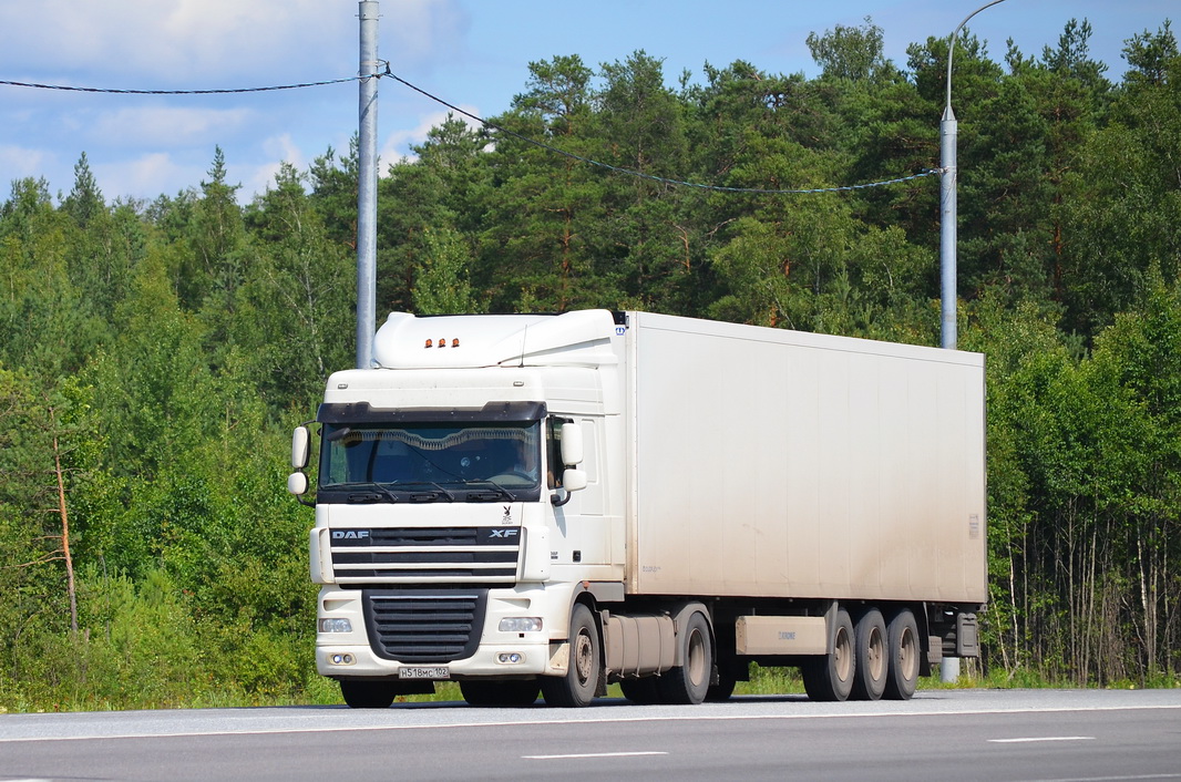 Башкортостан, № Н 518 МС 102 — DAF XF105 FT