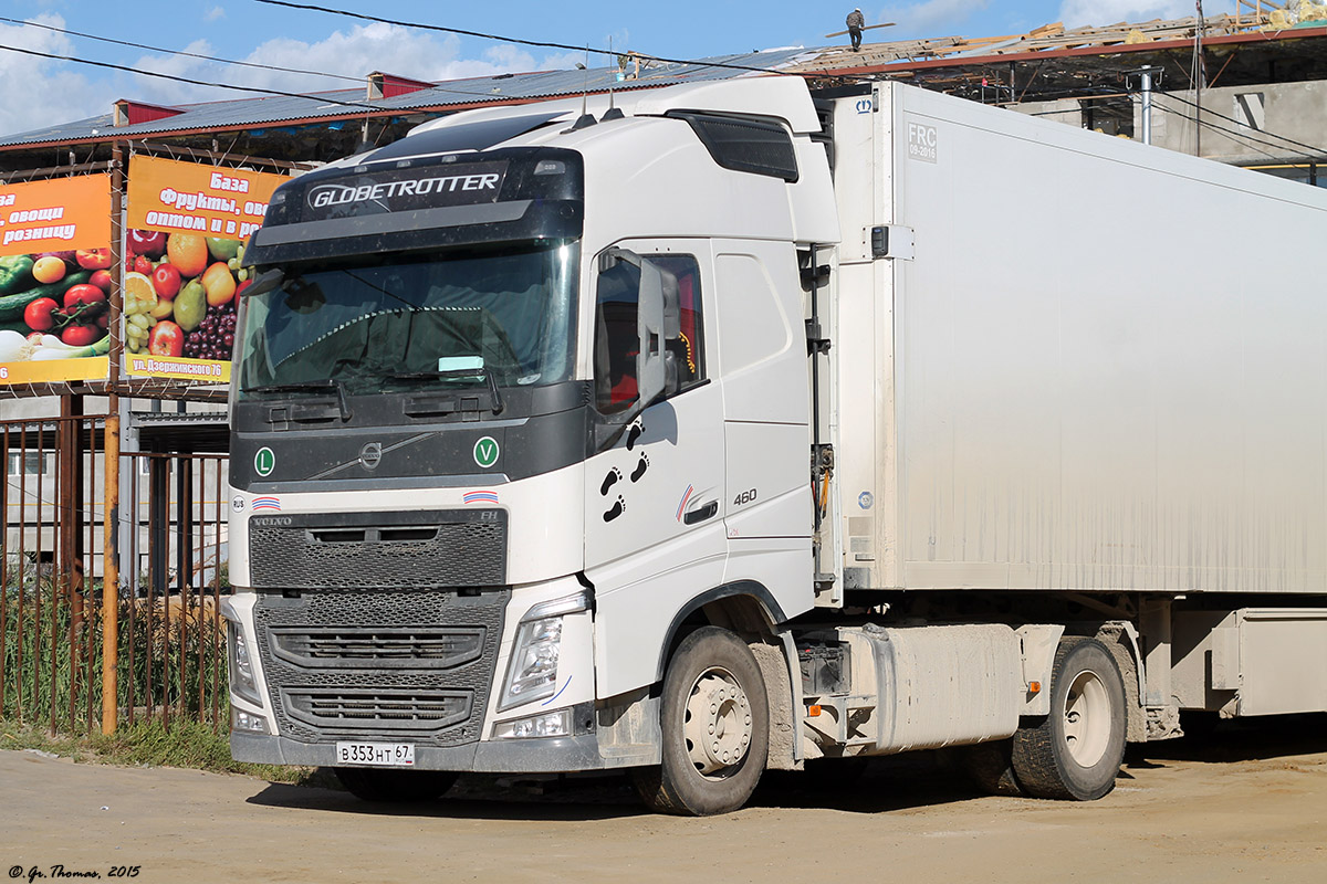 Смоленская область, № В 353 НТ 67 — Volvo ('2012) FH.460 [X9P]