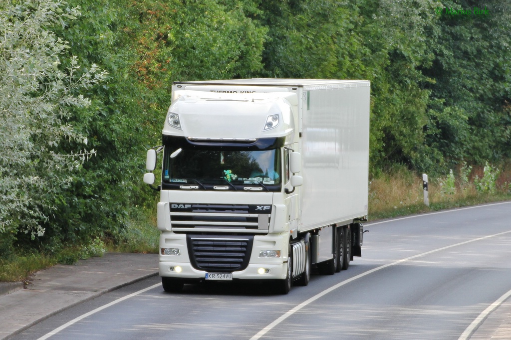 Польша, № KR 524VU — DAF XF105 FT