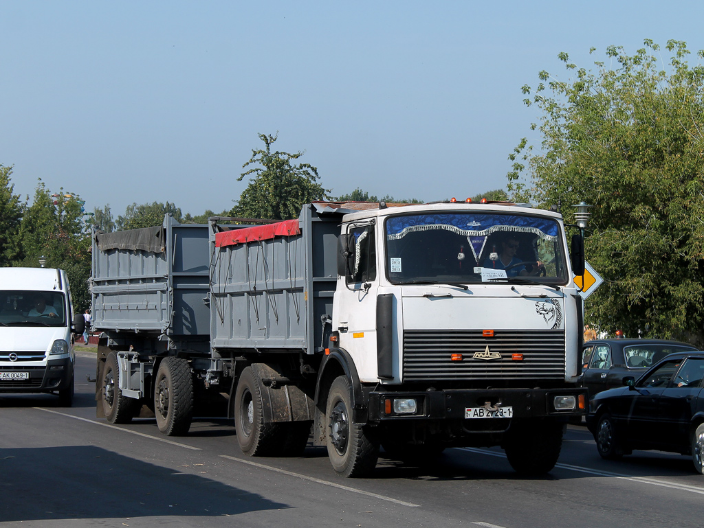 Брестская область, № АВ 2723-1 — МАЗ-5551 (общая модель)