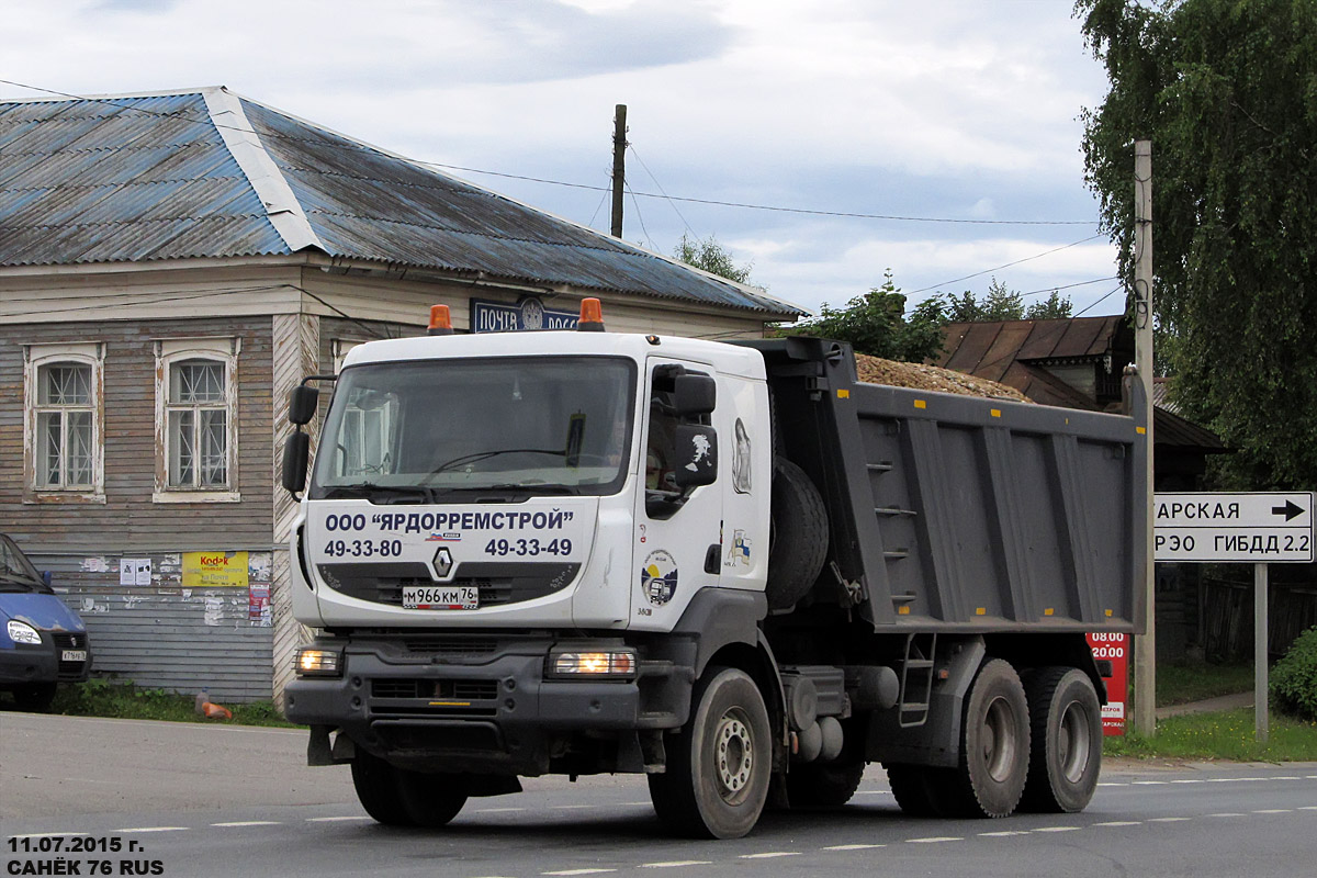 Ярославская область, № М 966 КМ 76 — Renault Kerax