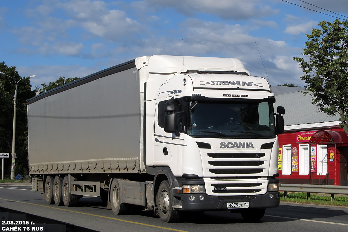 Архангельская область, № М 679 СК 29 — Scania ('2013) G400