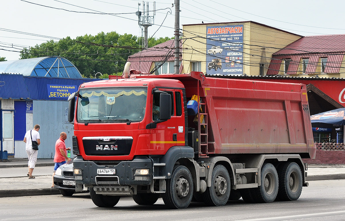 Новосибирская область, № Е 647 ВР 154 — MAN TGS ('2007) 41.400