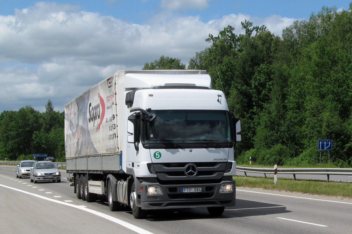 Литва, № FTP 584 — Mercedes-Benz Actros ('2009) 1836