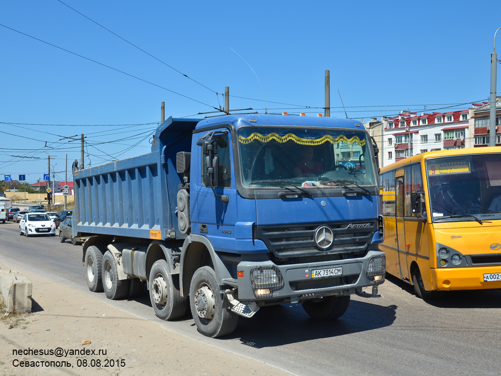 Крым, № АК 7314 СМ — Mercedes-Benz Actros ('2003)