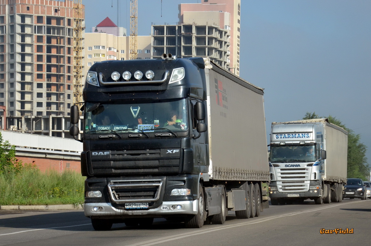 Кемеровская область, № М 929 ВЕ 142 — DAF XF105 FT