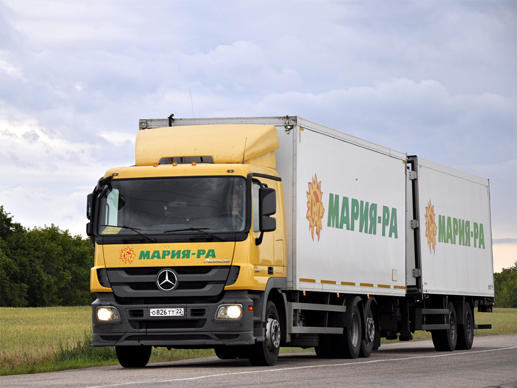 Алтайский край, № О 826 ТТ 22 — Mercedes-Benz Actros ('2009) 2541