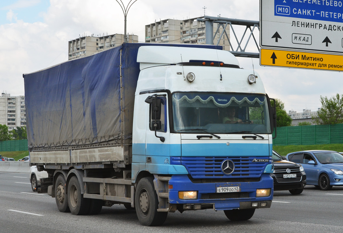 Кировская область, № Е 909 ОО 43 — Mercedes-Benz Actros ('1997)