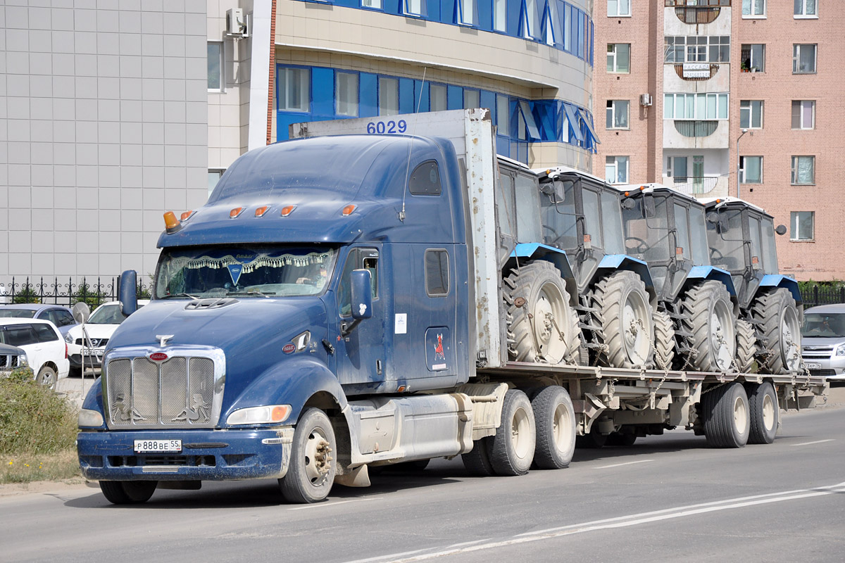 Омская область, № Р 888 ВЕ 55 — Peterbilt 387