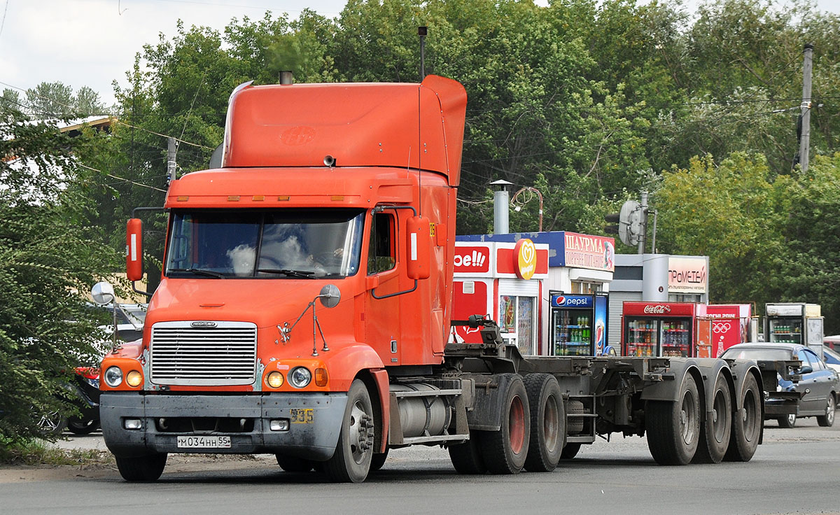 Омская область, № М 034 НН 55 — Freightliner Century Class