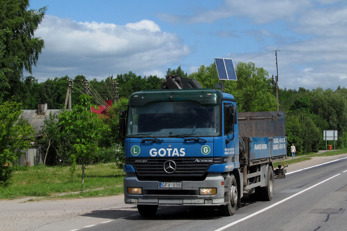 Литва, № GFV 030 — Mercedes-Benz Actros ('1997) 1831