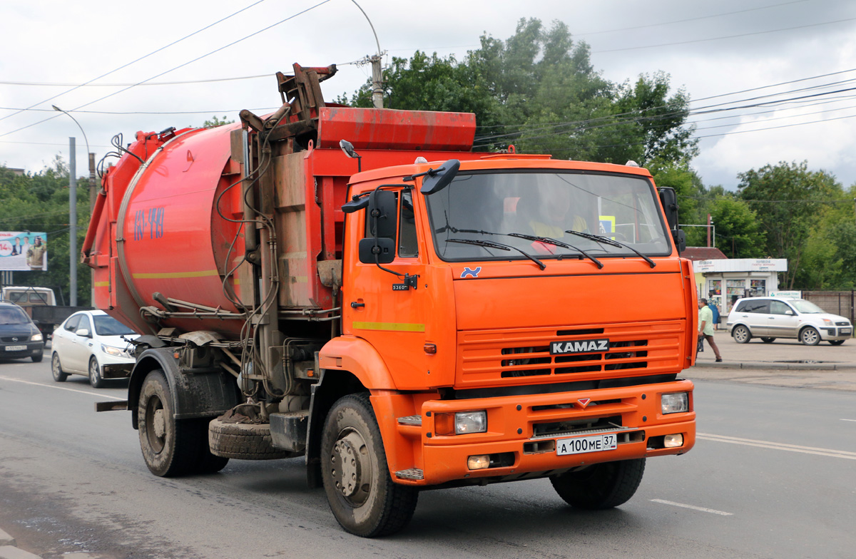 Ивановская область, № А 100 МЕ 37 — КамАЗ-53605-62