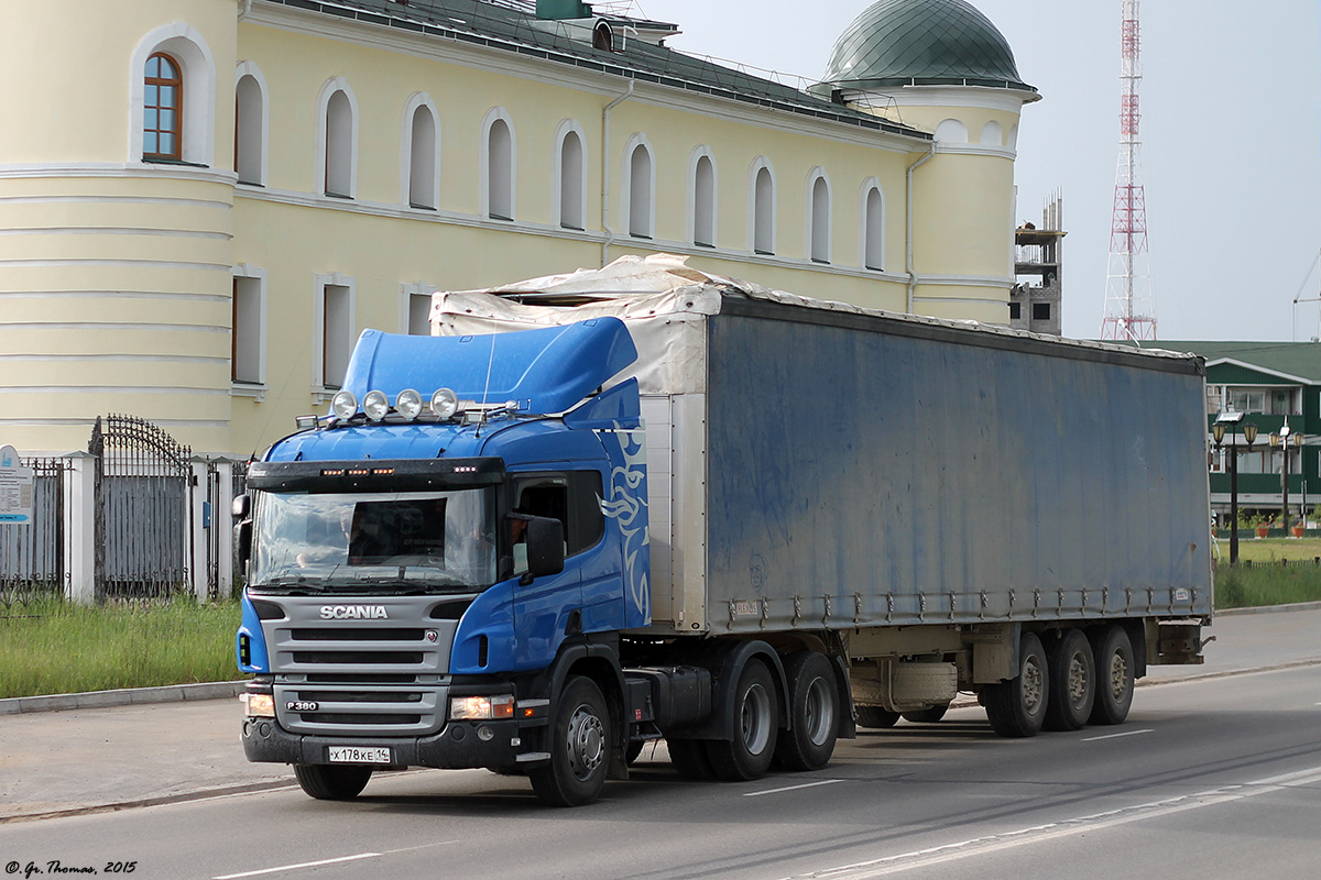 Саха (Якутия), № Х 178 КЕ 14 — Scania ('2004) P380